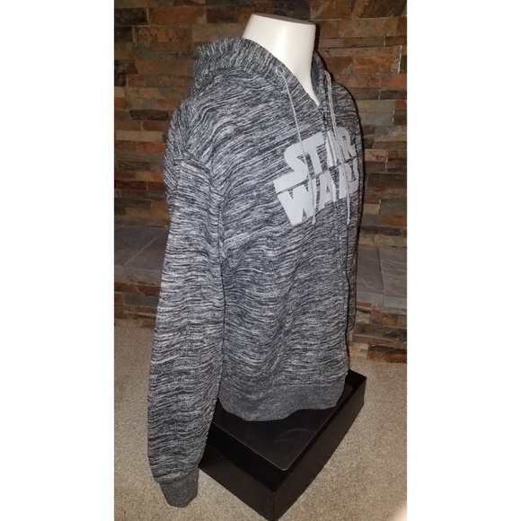 Star Wars Gray Pullover Hoodie Size Medium (38/40) - Picture 5 of 6